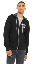 No Name Apres Unisex Full zip Sweatshirt Black Heather