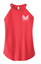 Helping Folks Forget Ladies Tank Top Red Frost