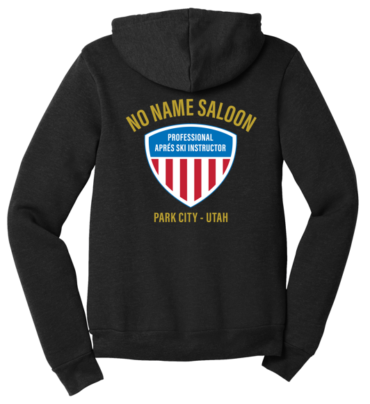 No Name Apres Unisex Full zip Sweatshirt Black Heather – DBR