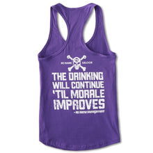 Drinking Will Continue... WOMENS Tank - Purple